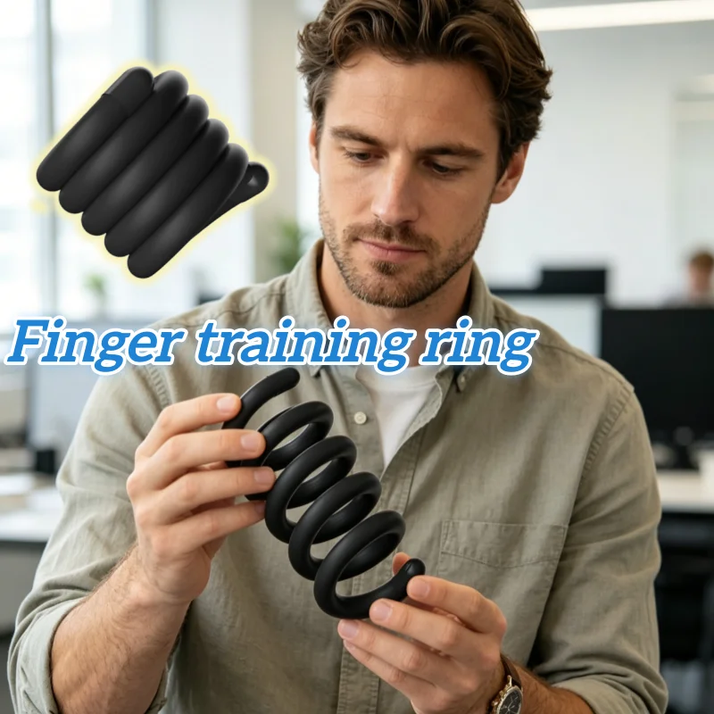Estirador de Muñeca de Silicona para Hombre, Flexible y Ajustable, Equipo de Ejercicio de Expansión, Masajeador Multifuncional de Relajación