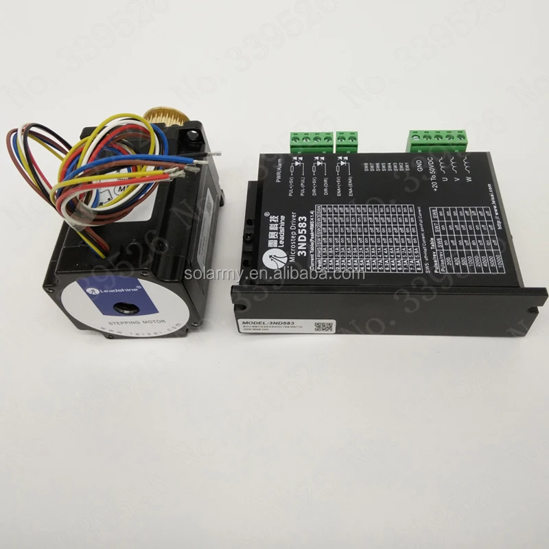 

573S09L Stepper motor with gear & 3ND583 3DM583 cnc stepper driver kit