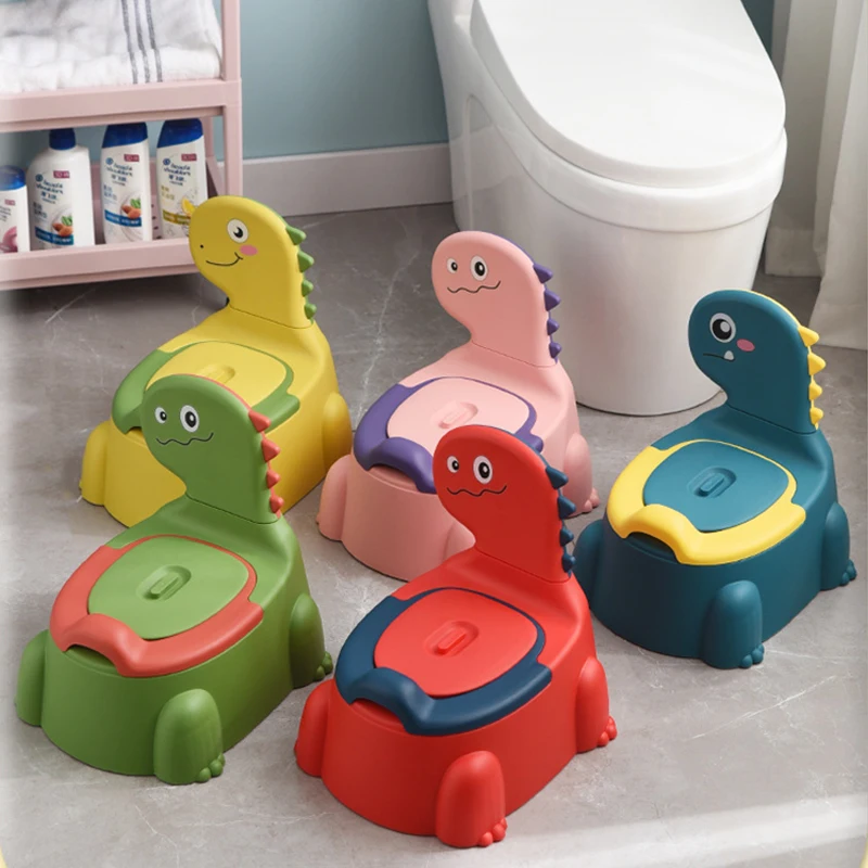 

Baby Potty Toilet Training Seat Cartoon Dinosaur Thickening Children's Special Potty Child Pot Urinal Boys Girls Toilet Supplies