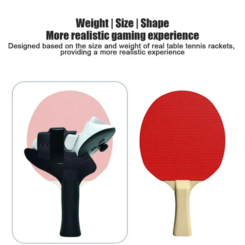 Grip Handle For Oculus Quest 3 Table Tennis Handle Controllers Adaptor Pong Racket Enhanced VR Game Replacement Accessories
