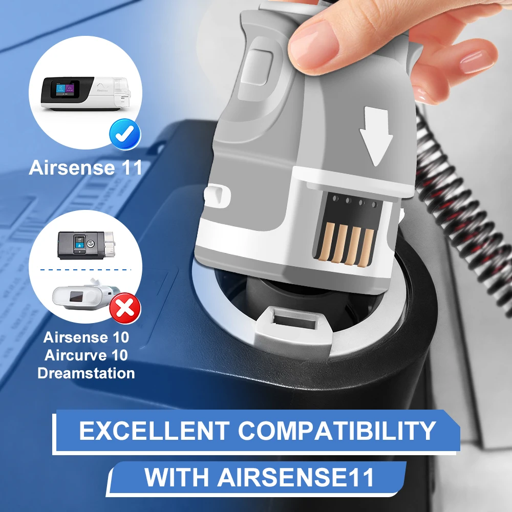 1.8m S11 Replacement Hose for S11 Machine Flexible CPAP Tube Enhanced Comfort Compatible with S11 Ventilator Reusable CPAP Tube