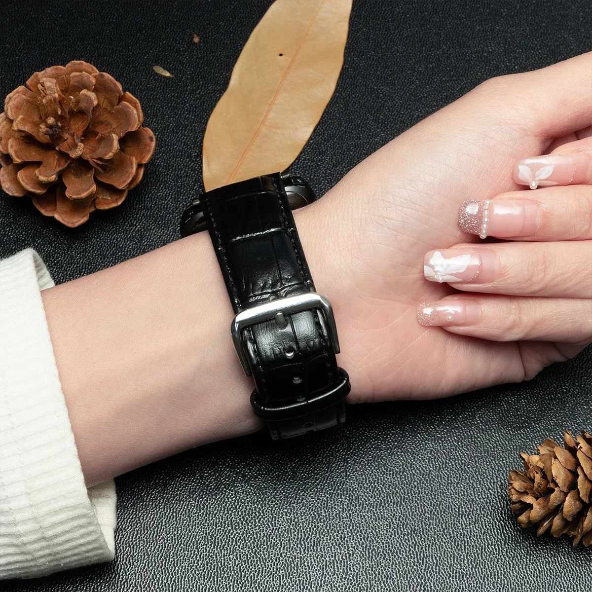 Кожаный ремешок для Apple Watch Band Ultra 2 49 мм 9 8 7 45 мм 41 мм Высокое качество для iWatch Series10 42 мм 46 мм Correa 40 мм 44 мм 38 мм