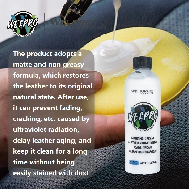Leather Conditioner Repair Care Balm Car Seats Plastic Dashboards Door Panels CreamCare Cream  Leather craft  Accessories