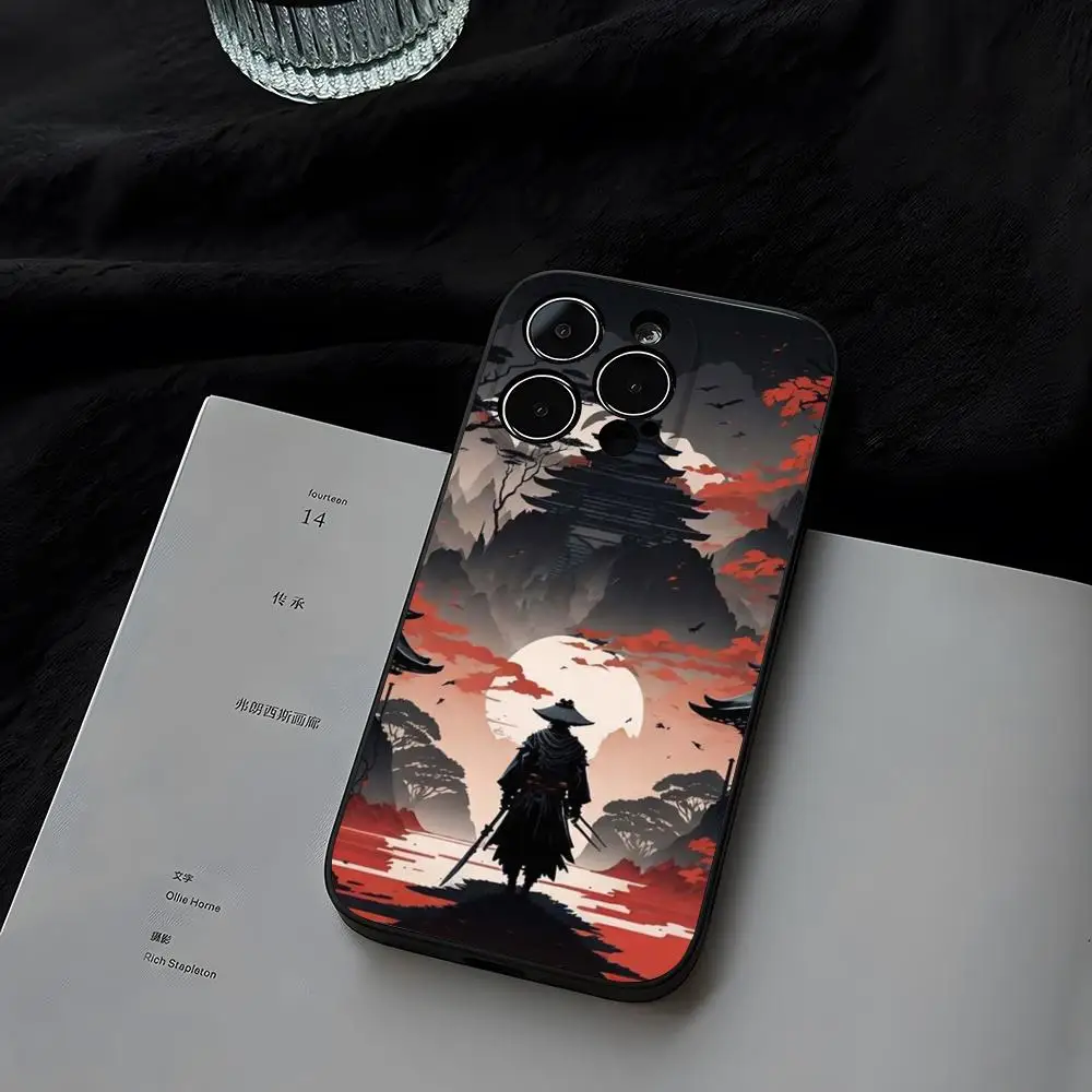 Japanese Bushido Samurai Phone Case for iphone 14 15ProMax 16 11 13 12 Pro Xs Max Mini Xr X 7 8 Plus Shell Coque