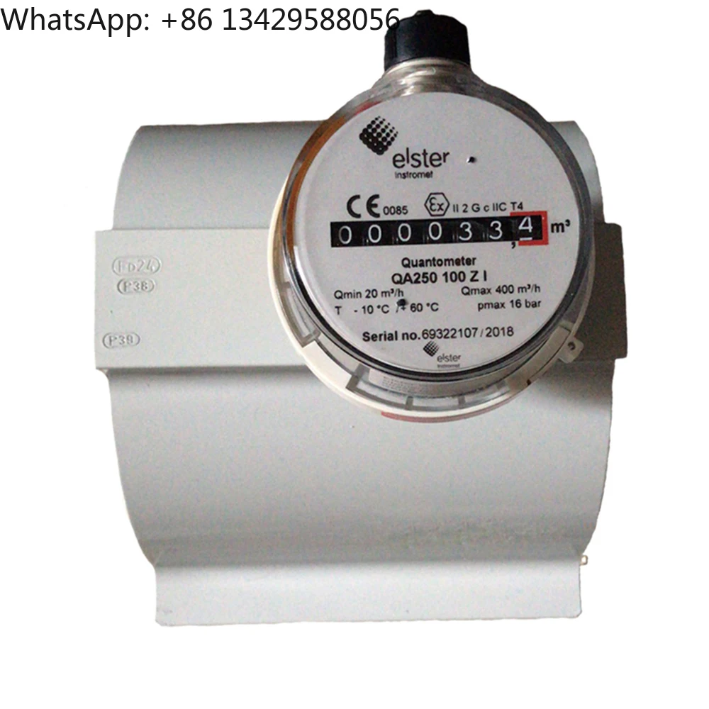 Honeywell Elster QA Methane Turbine Flow Meter Natural Gas Burner Flowmeter Compact Town Gas Meter QAe