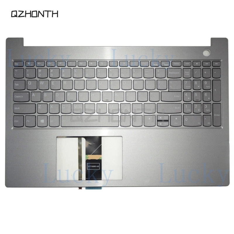 f  New for Lenovo ThinkBook 15-IIL 15-IML Palmrest Upper Case w/ US Backlit Keyboard