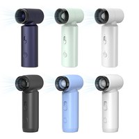 Portable Handheld Fan Power Travel Fan Adjustable Turbo Violent Turbine Mini High-speed Personal Cooling Fan 4000mAh Battery