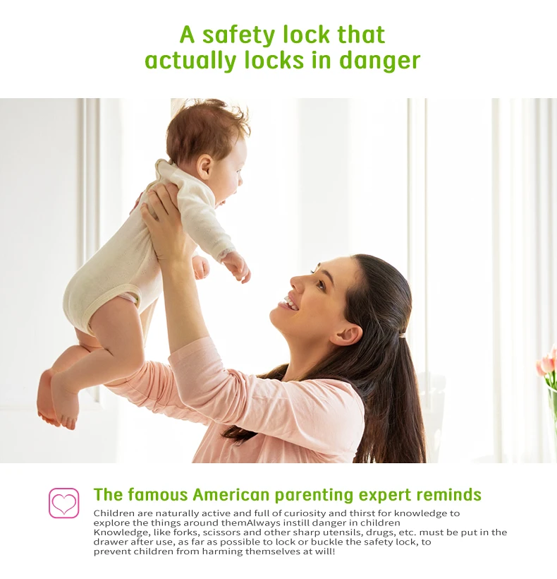 MIRTHBABY Kindersicherheits-Fensterschiebevorrichtung für Babys, Kindersicherung für Terrassentüren und Schiebetüren aus Glas, weiß. – Detail 3