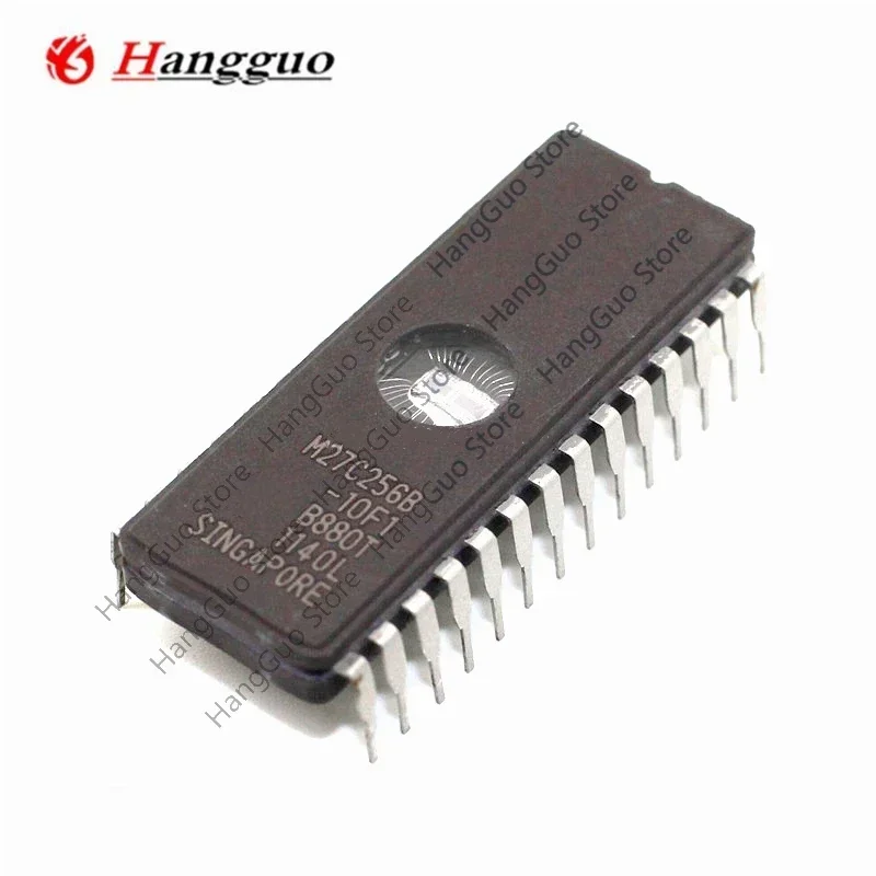 5PCS/ 10PCS M27C256-10F1 M27C256B-10F1 M27C256 27C256 M27C256B DIP28 IC EPROM UV 256KBIT 100NS Memory