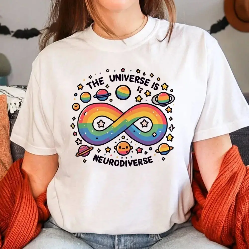 

Autism t shirt women Japanese t shirt girl harajuku clothing