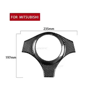 Do Mitsubishi Lancer Evolution EVO 7 8 9 Pokrowiec na kierownicę z prawdziwego włókna węglowego 10 best sales evo 8 włókno węglowe - №7