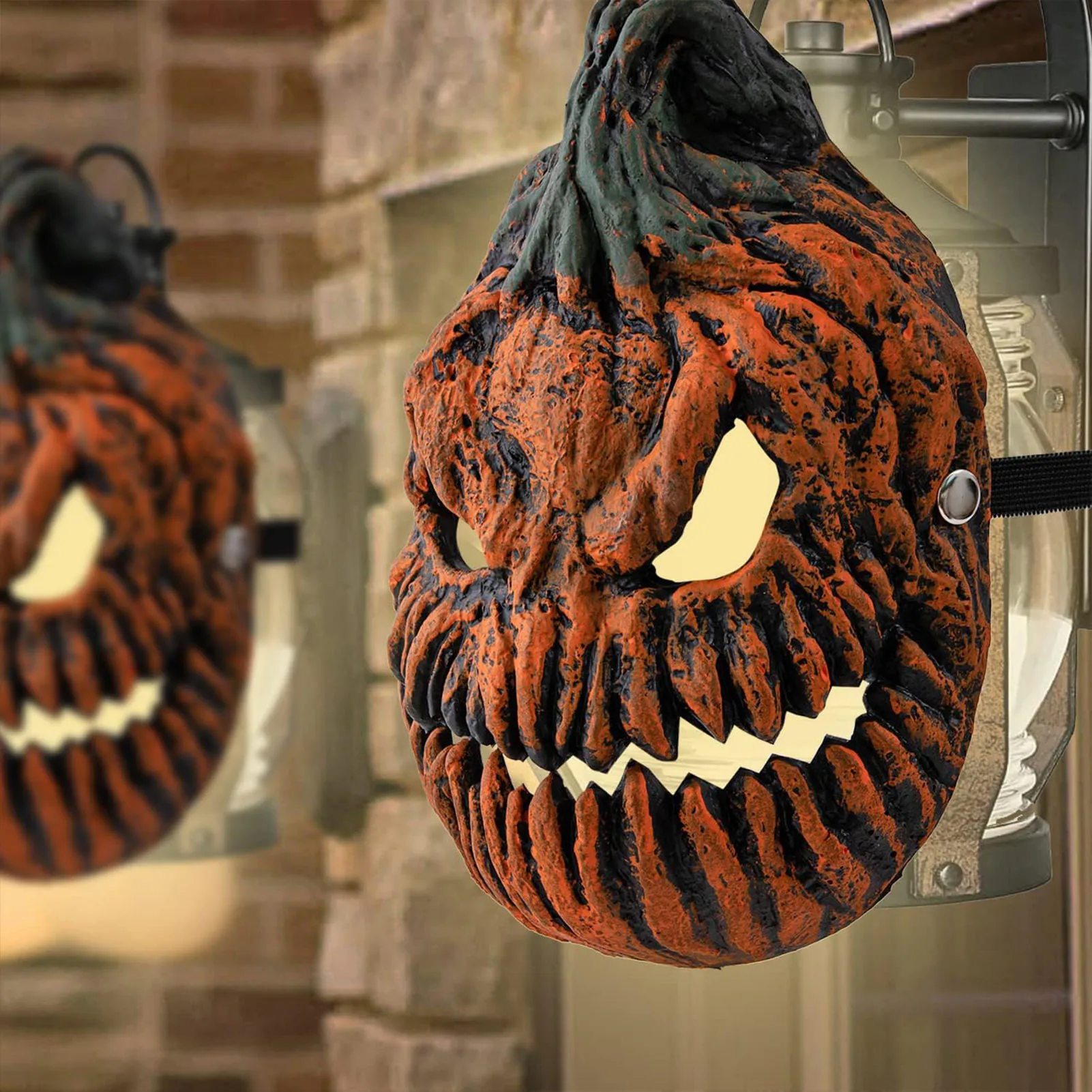 Creative Pumpkin Lamp Covers Halloween Themed Haunted Home Light Cover for Halloween Party Decoration LI