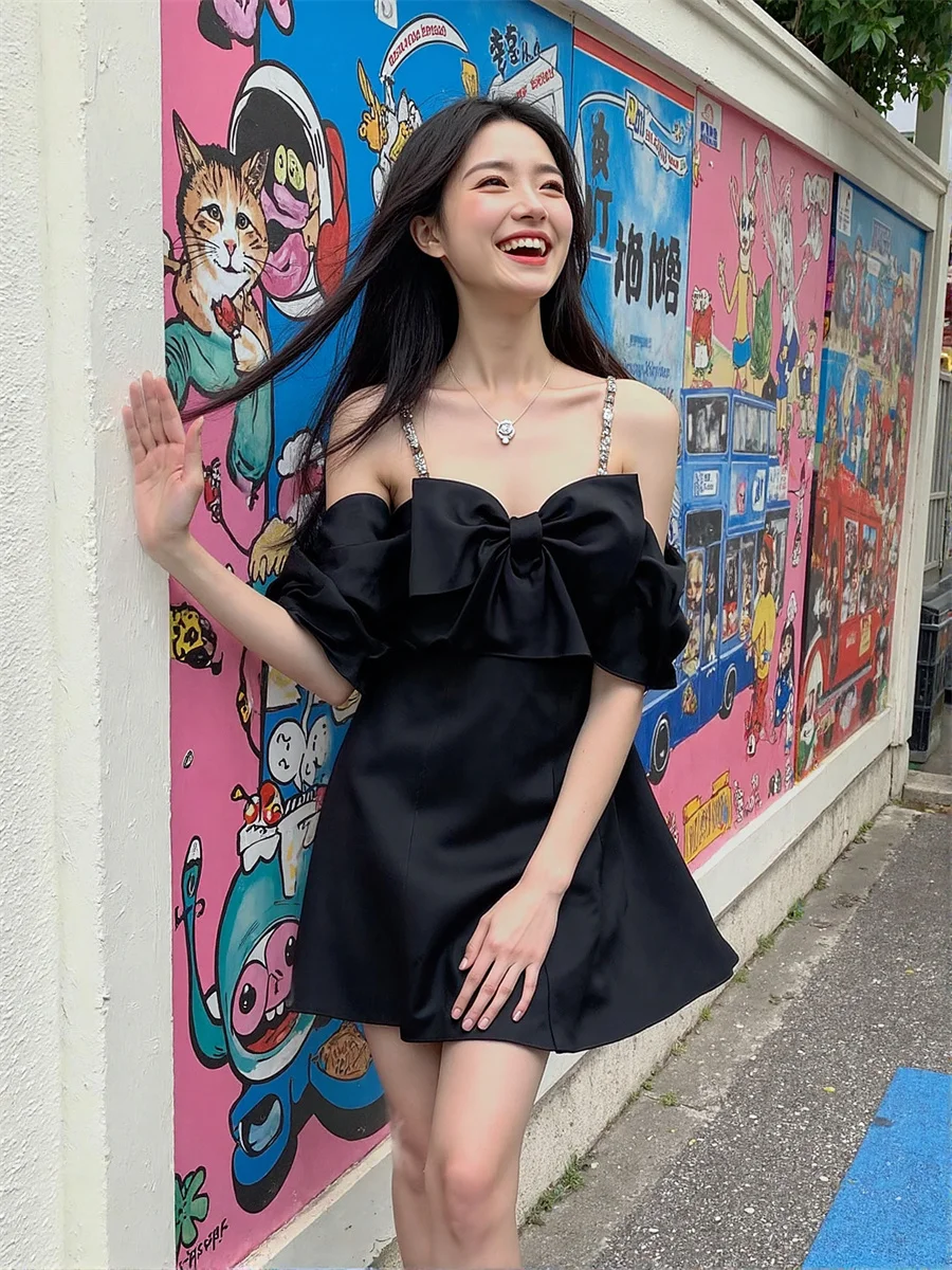 Robe femme anniversaire femme Spaghetti sangle mince été fête Cocktail soirée réception bal dîner Banquet soirée célébration