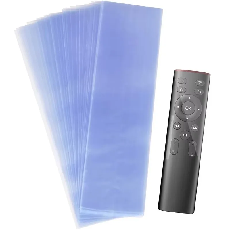 30/90/150PCS Transparent Shrink Film Bag Anti-dust Protective Case Cover For TV Air Conditioner Remote Control Shrink Plastic