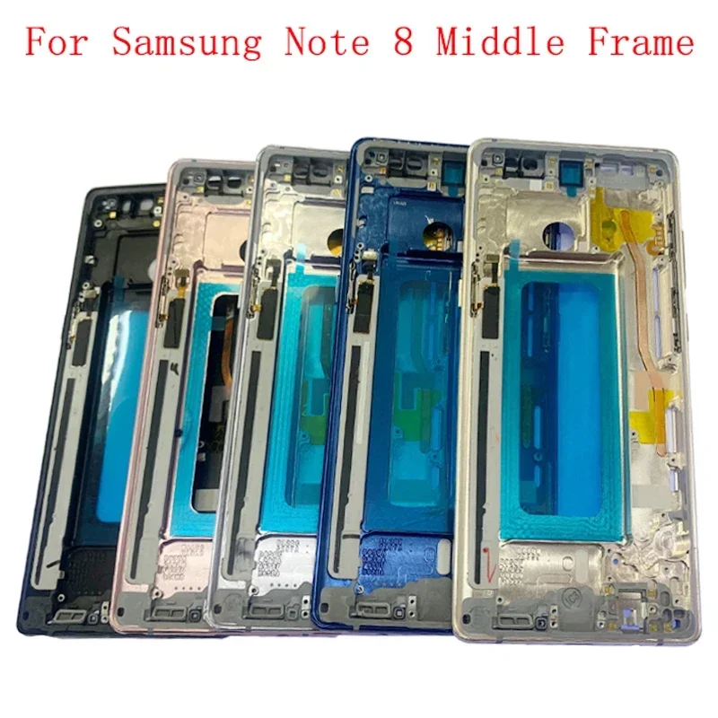 

Middle Frame Housing Bezel Plate Panel Chassis For Samsung Note 8 N950F Phone Metal LCD Frame Repair Parts