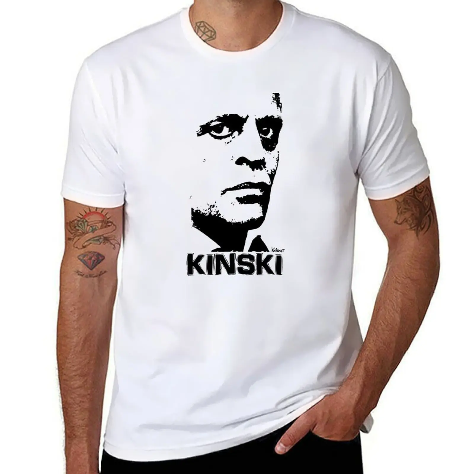 Kinski T-Shirt t shirt man luxury man t shirt heavy cotton T-Shirt