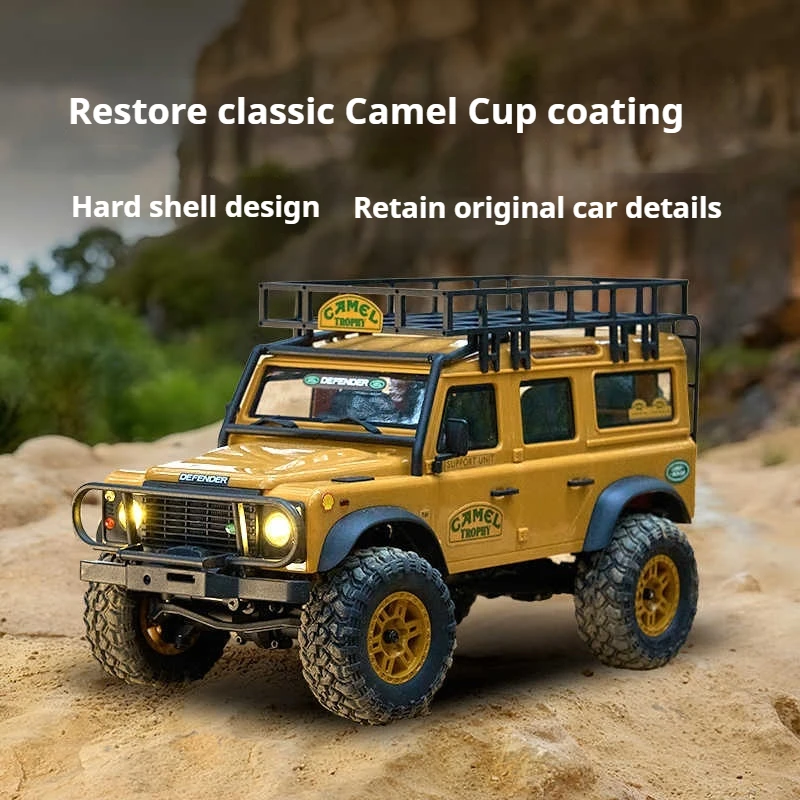 FMS 1:24 FCX24M Camel Trophy Series RC Veicolo fuoristrada telecomandato Modello di veicolo elettrico a quattro ruote Auto da arrampicata giocattolo RTR