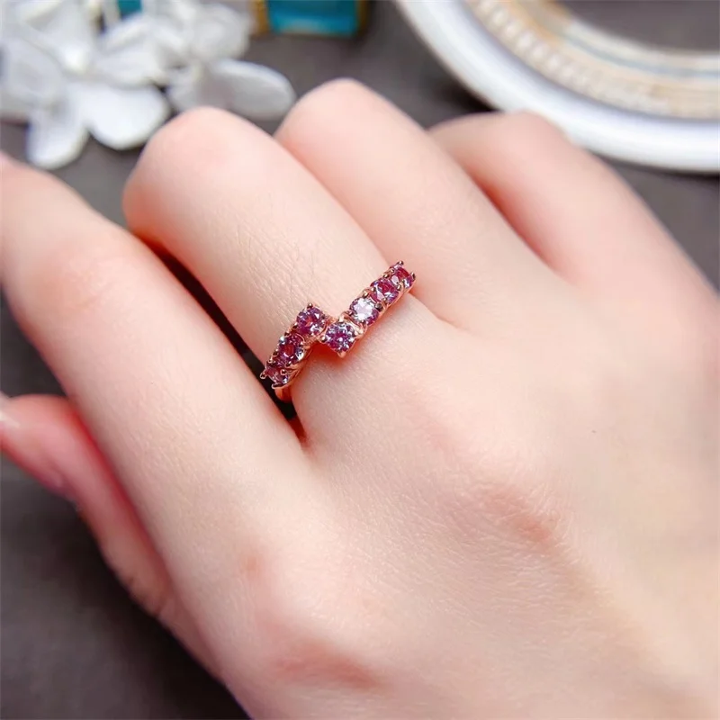 

Jewelry Lab Alexandrite Ring for Daily Wear 3mm*3mm Ring Classic 925 Silver Gemstone Ring Wedding Rings for Couples