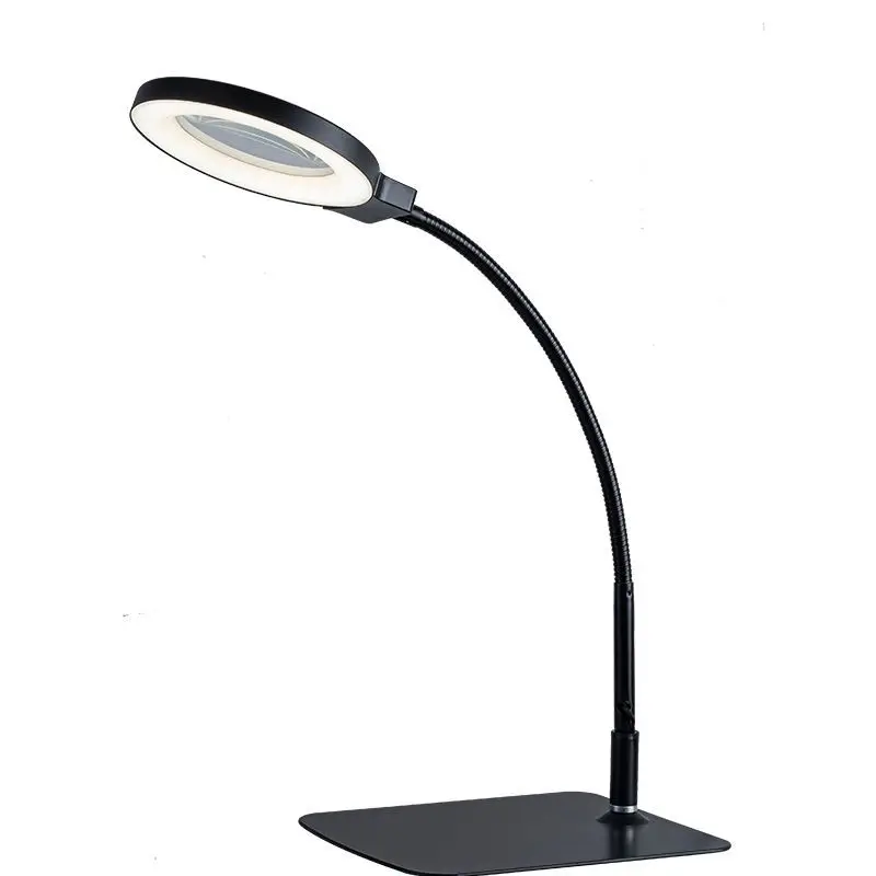 HD Desktop Magnifying Lamp, Illuminated Magnifier Work Light for Phone Repair Soldering Elderly Reading Embroidery Craft Work