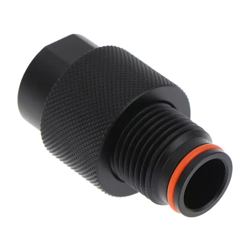 New HPA Air Tank Regulator Valve Saver On/Off G1/2-14 Thread Pneumatic Control Connector Adaptor