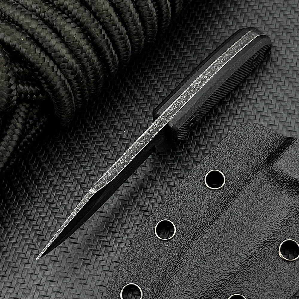 Multifunctionele Jacht Combat Hoge Hardheid 8Cr13Mov Recht Mes Outdoor Camping Zakmes Jungle EDC Exploratie Mes