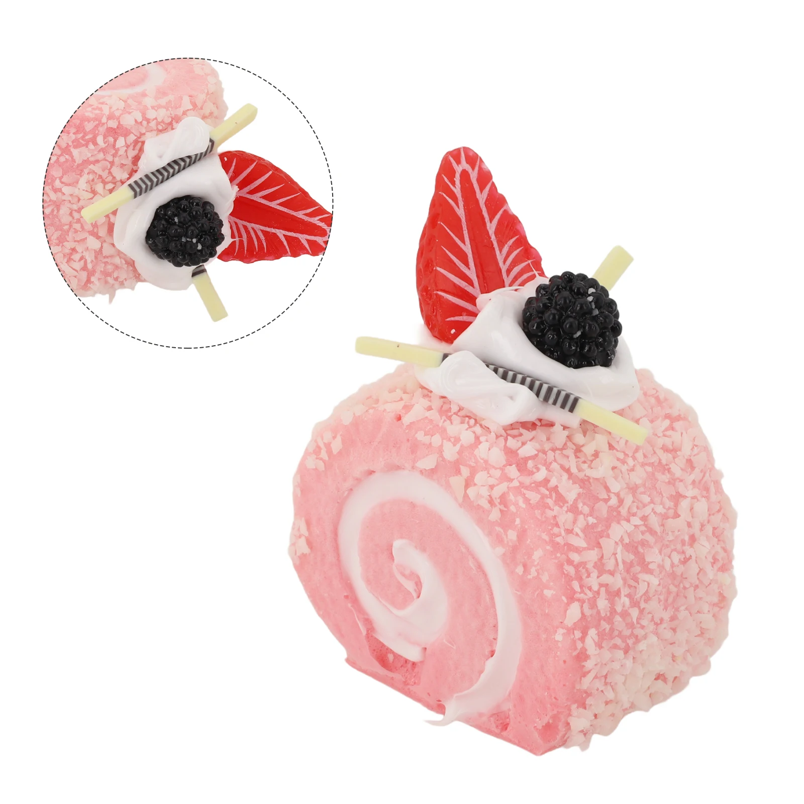 Decorative Cake Fake Cake Model Home Refrigerator Decoration Non-deformable Simulated Cake Colorful Design PU Material