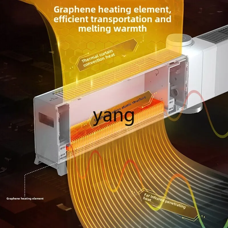 CX baseboard heater graphene folding household energy-saving heater