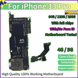 Plate For iPhone 13 Pro Motherboard With Face ID Unlocked 128GB 256GB Support Update 13 Pro Logic Board Full Chip Clean iCloud