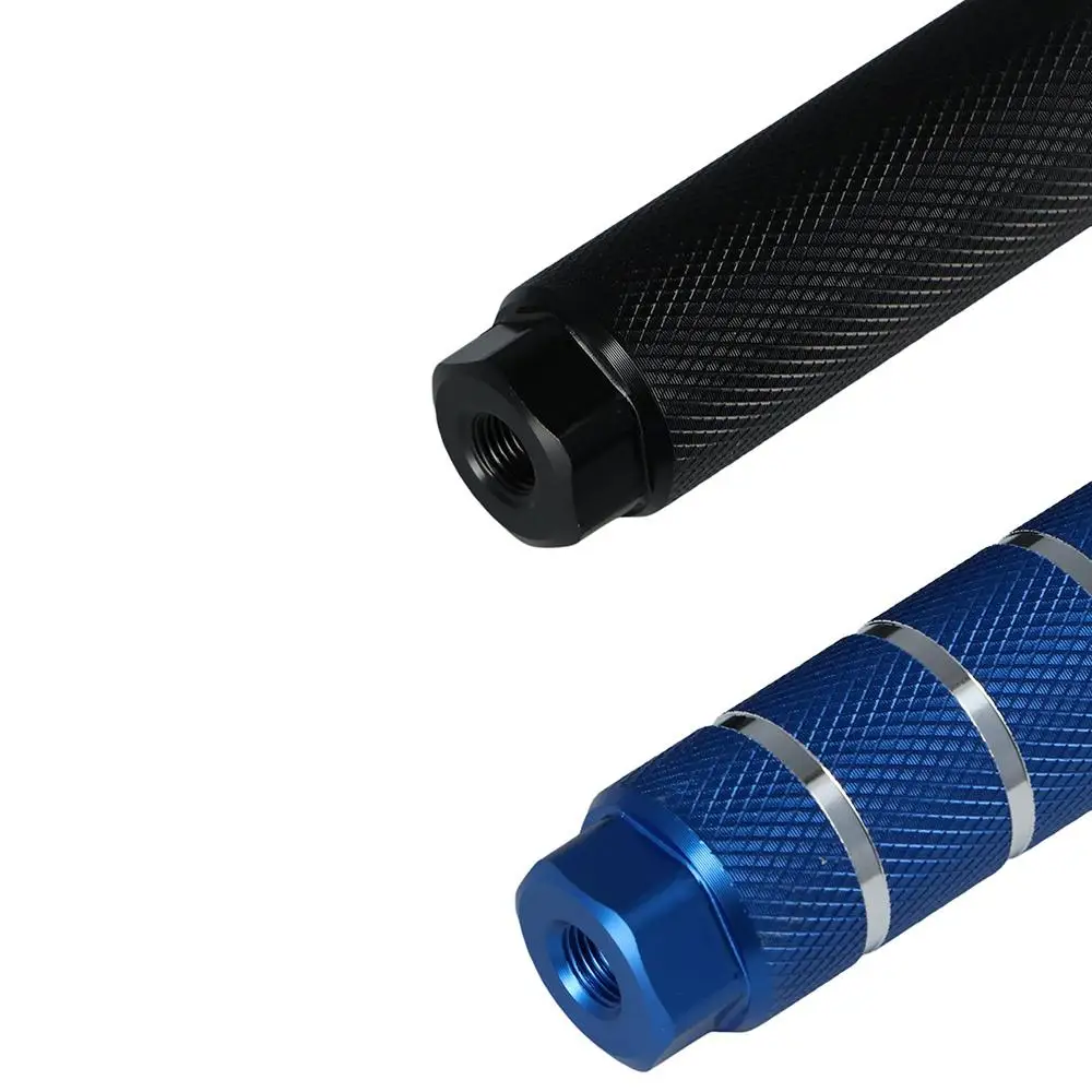 Fit 3/8'' Axle Anti-Skid Bicycle Front Rear Wheel Aluminum Alloy Road Bike Bike Axle Pedal Bicycle Parts Stunt Pegs Bike Pegs