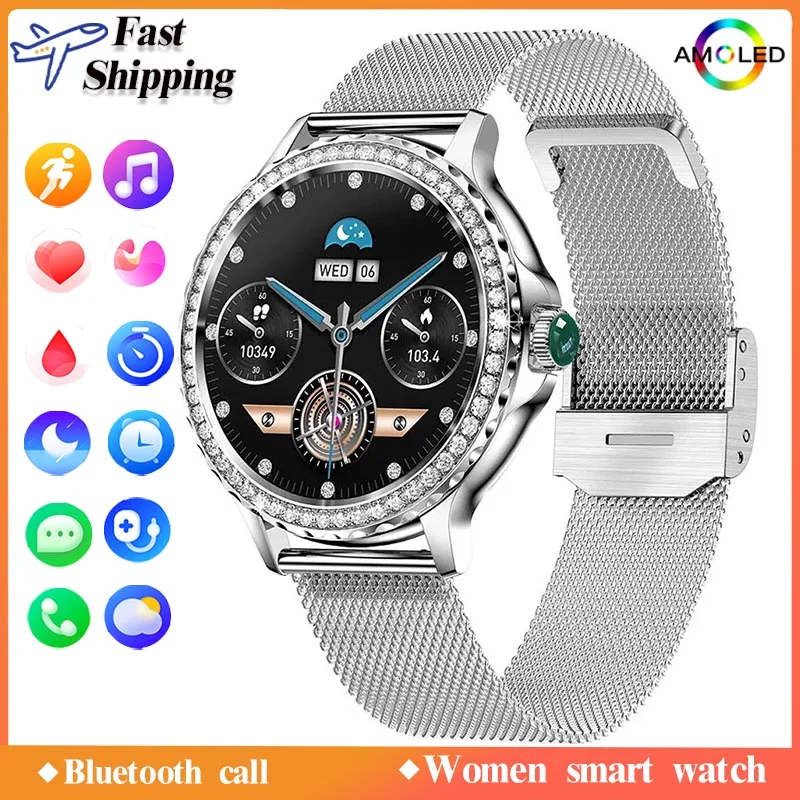 Xiaomi Mijia Smart Watch Women Message Physiological Reminder Bracelet Heart Rate Sleep Monitor Custom Dail Smartwatch for Wife