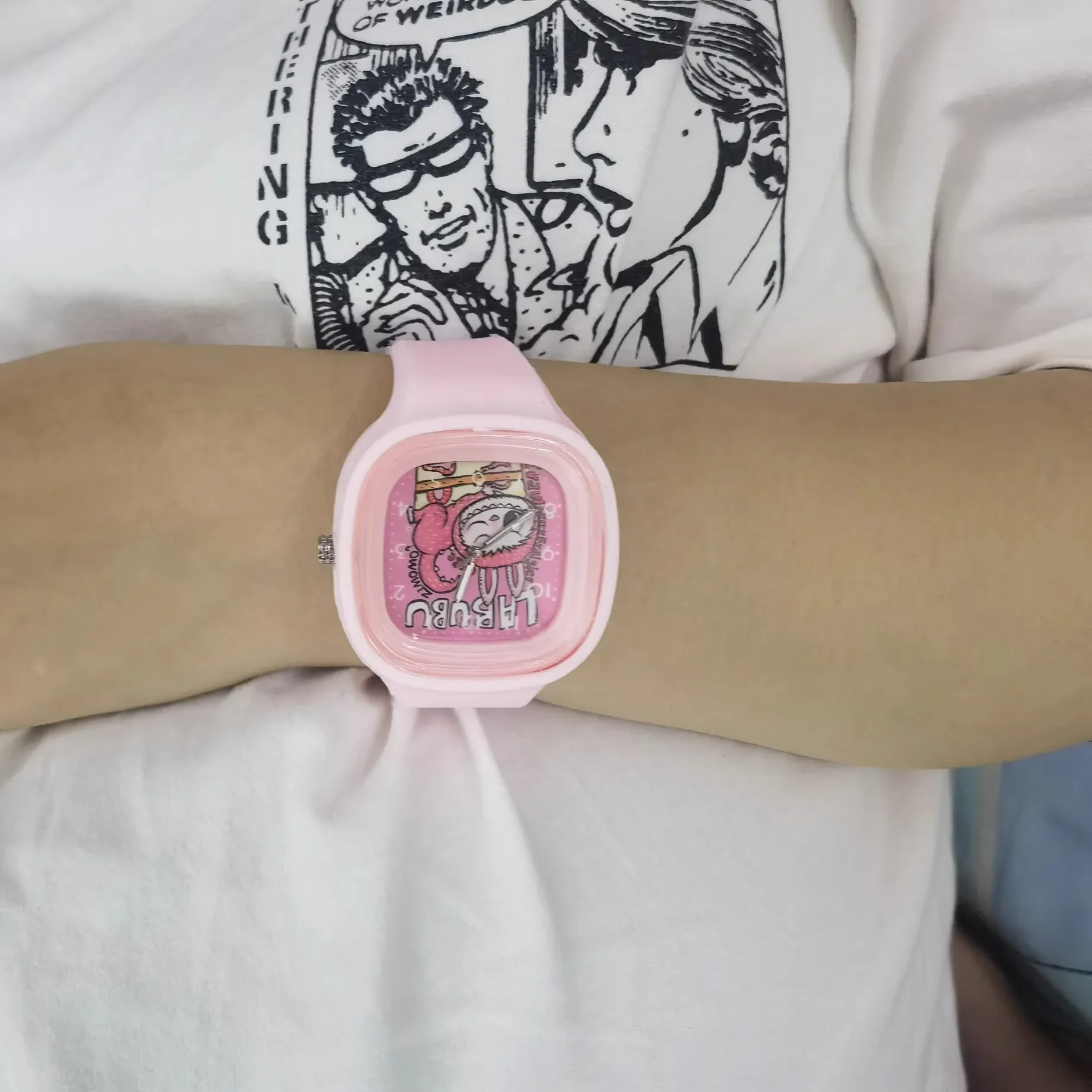 Zegarki dla chłopców dziewcząt Anime Cartoon Zegarek Studenci Czas Zegarek na rękę Prezenty Silikonowy pasek Kwarcowy wskaźnik Zegarek dziecięcy