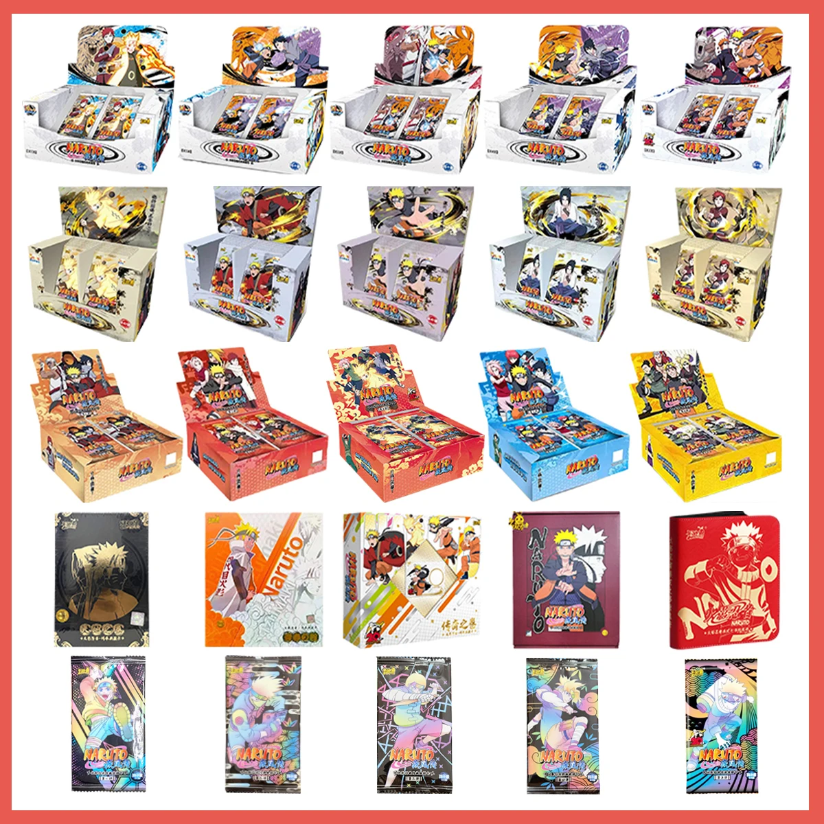 ใหม่ชุด Naruto การ์ด KAYOU T2w5 สูง Out-Of-Print Rare Complete Collection Series อุปกรณ์ต่อพ่วงการ์ดคอลเลกชันการ์ด