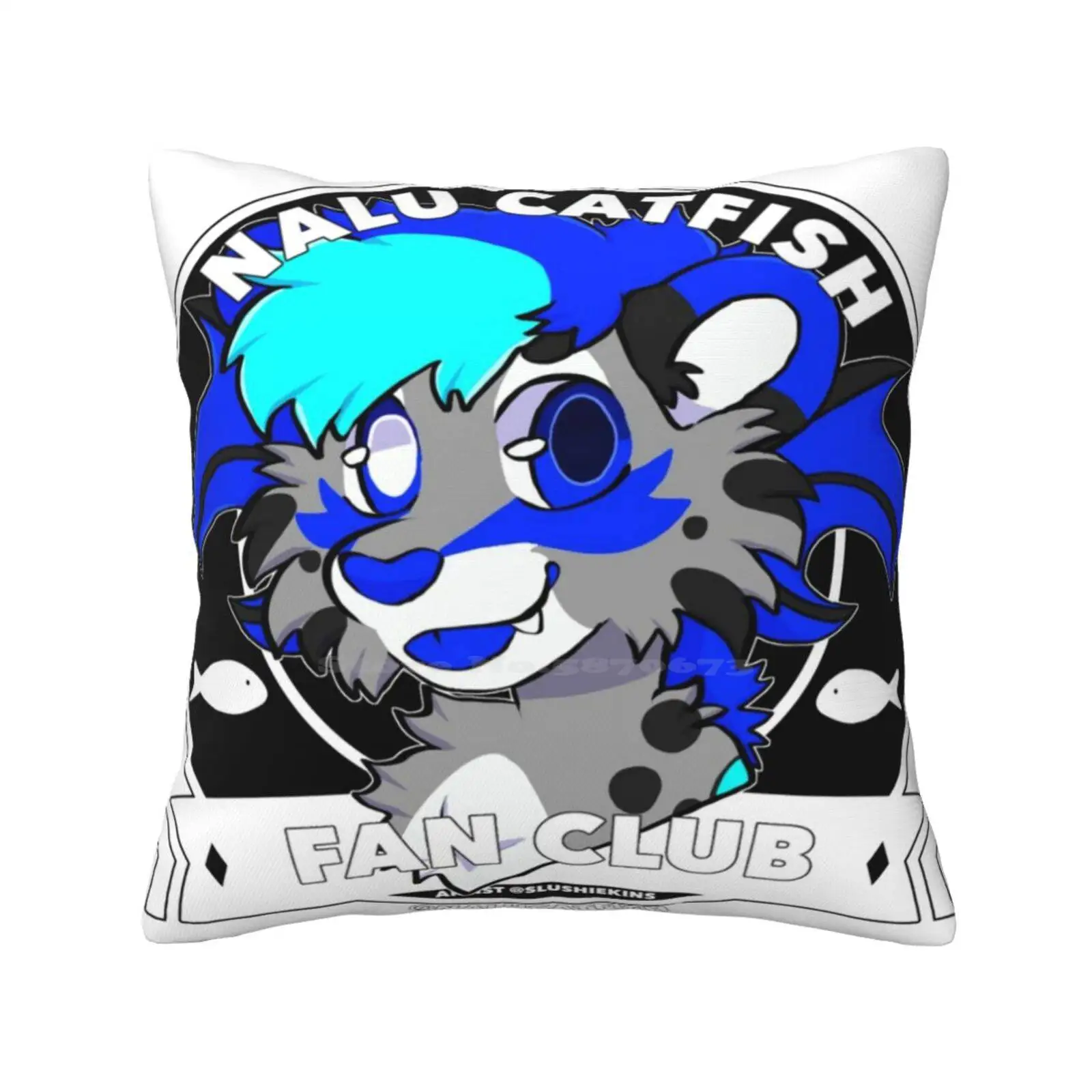 Nalu Catfish Fan Club Pillowslip Pillowcase Nalu The Catfish Nalu Fan Club Nalu Catfish Fan Club