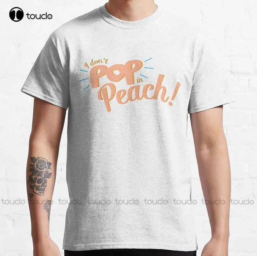 Pop In Peach - Rogelio De La Vega، جين The Virgin Inspired Design Classic T-shirt Dog Tshirt Xs-5Xl تنفس القطن الهيب هوب #1