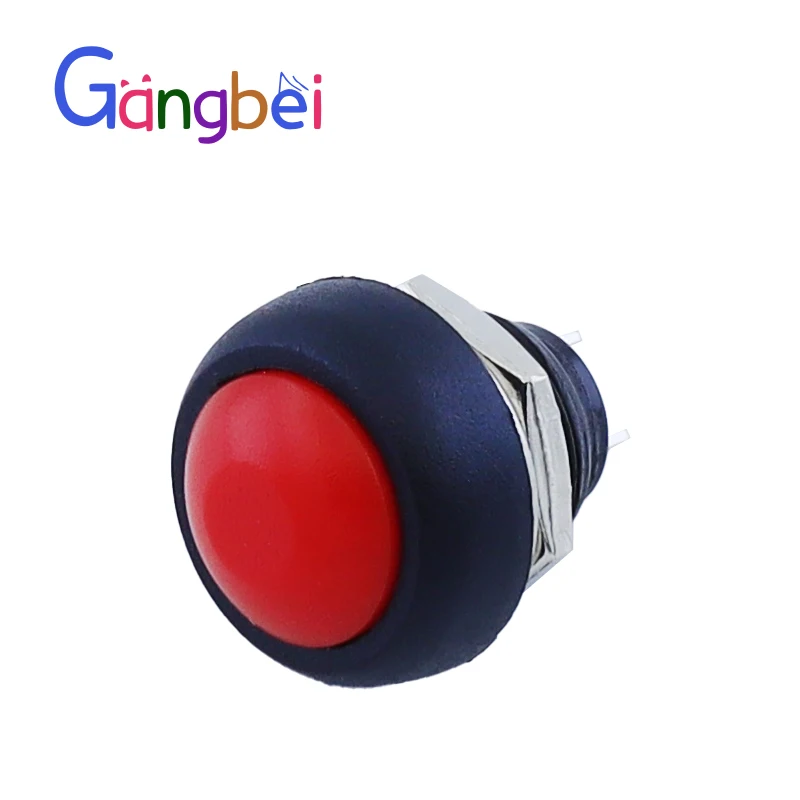 PBS-33b 12mm, no lock switch Small button switch waterproof switch since the reset Gangbei