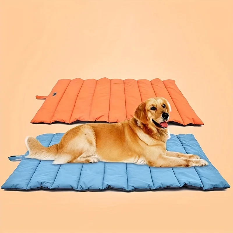 

Large Breed Dog Mat - Waterproof, Moisture-Proof, and Breathable Rectangle Bed with Advanced Fill for All Seasons and Outdoor U