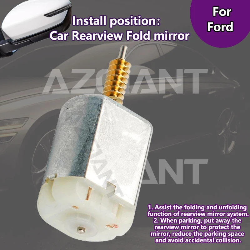 

Электропривод складывания зеркал AZGIANT для Ford Edge MK2/Fusion MK3/Fiesta MK7/B-Max/Territory/Expedition, 12В, двигатель постоянного тока FC-280SB-16220