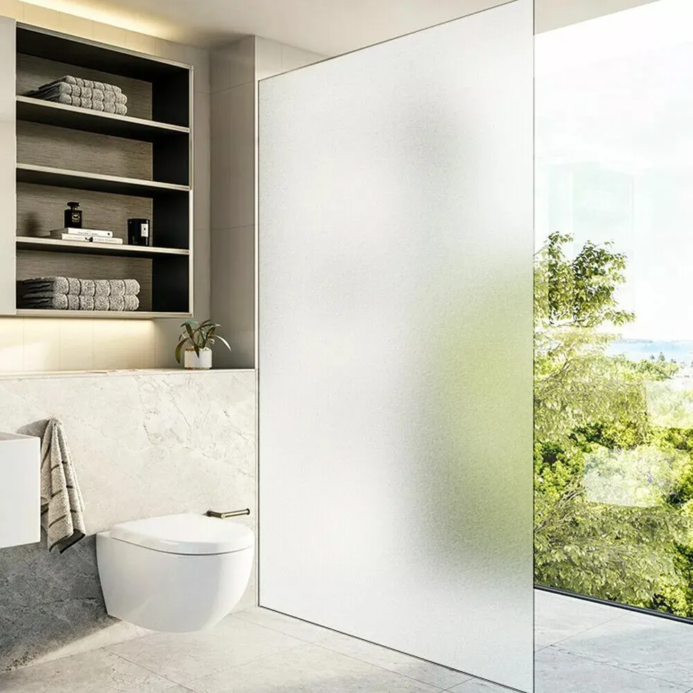 Frosted Privacy Window Film Static Cling Removable for Glass Door Office Living Room