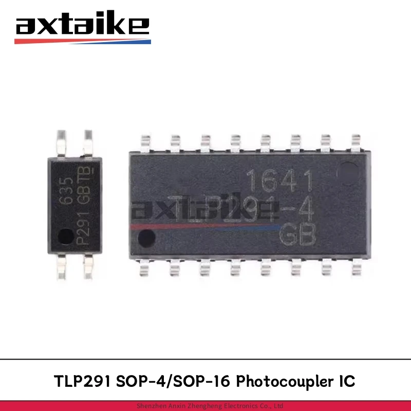 

10PCS TLP291 SOP-4 SOP-16 P291 TLP291GR TLP291-1 TLP291(GB-TP,SE(T TLP291-4(GB-TP,E(T Photocoupler GaAs IRED Photo-Transistor IC