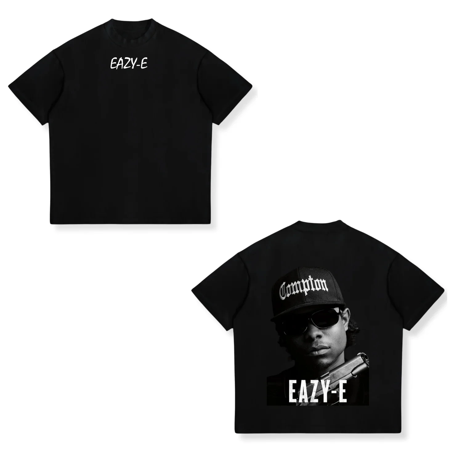 Camiseta NWA Eazy E Hip Hop para hombre, camiseta negra de algodón de todas las tallas, camiseta unisex para hombre y mujer, camiseta de verano para hombre, camiseta informal negra de algodón con cuello redondo