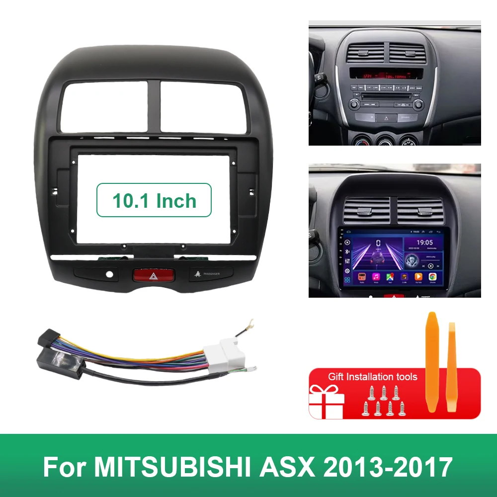 

Для MITSUBISHI ASX 2013-2017 10,1-дюймовый автомобильный радиоприемник с рамкой Android 2Din MP5-плеер стерео панель