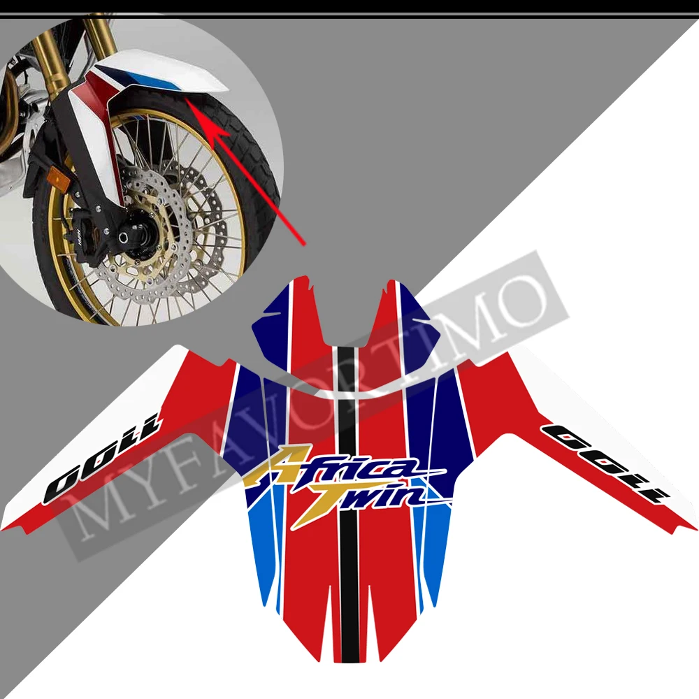 Tank Pad Stickers Decal For Honda CRF1100 CRF 1100 L Kit Adventure ADV Visor Set Africa Twin Protection Side 2019 2020 2021