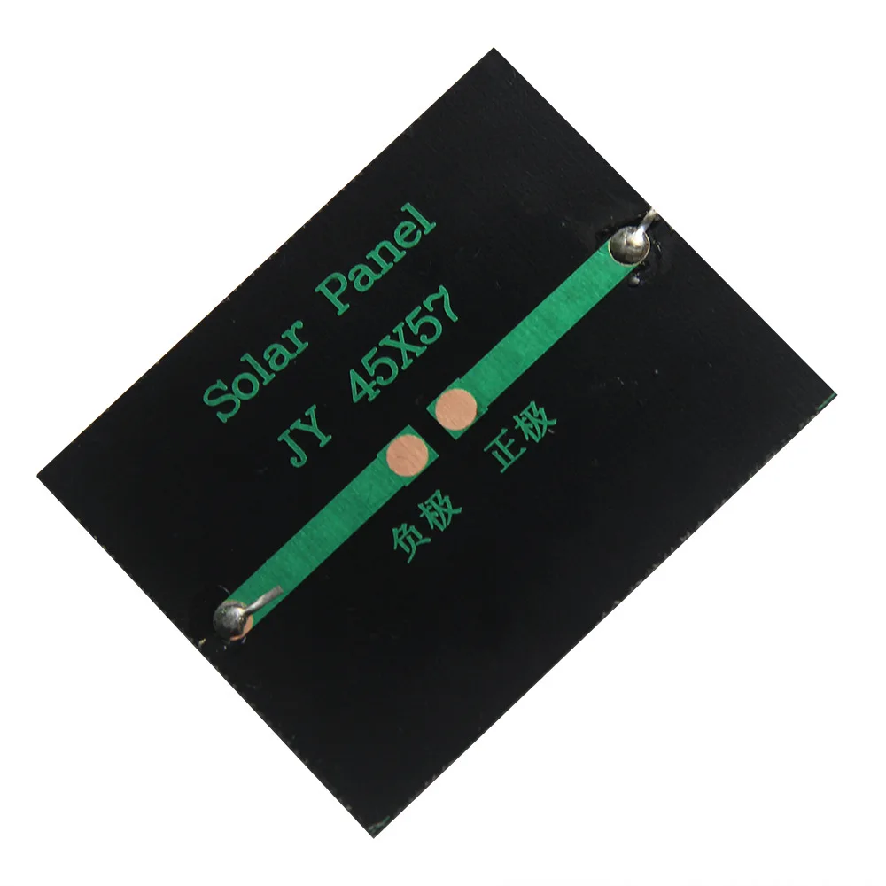 ETFE لوحة طاقة شمسية 0.3 واط 5 فولت صغيرة صغيرة الخلايا الشمسية أحادية البلورية لتقوم بها بنفسك إلكترونيات 3.7 فولت أضواء البطارية اللعب شاحن 45*57 متر