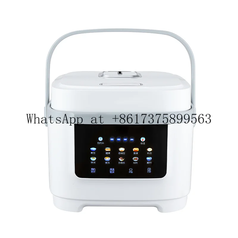 Smart Digital  Multi Rice Cooker 4L Square Alloy Non-Stick Inner Pot Fast Cooking Portable  Kitchen Appliance