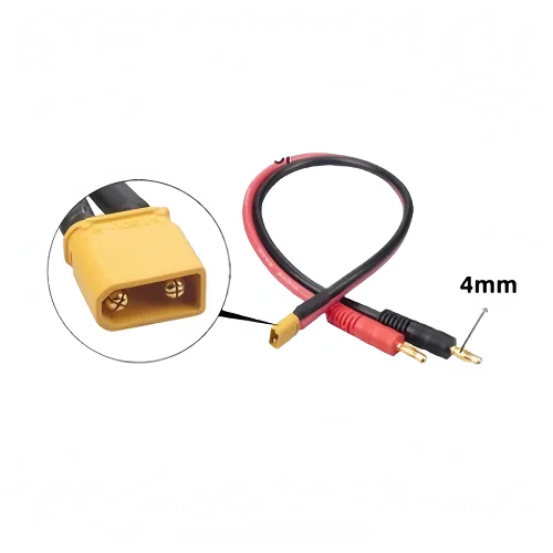 15B6AC Ladekabel mit Ausgleichsladefunktion, 4mm Bananenstecker auf XT60 T-Stecker XT90 EC JST DuPont Stecker Adapterkabel, Flugmodellkabel – Detail 10