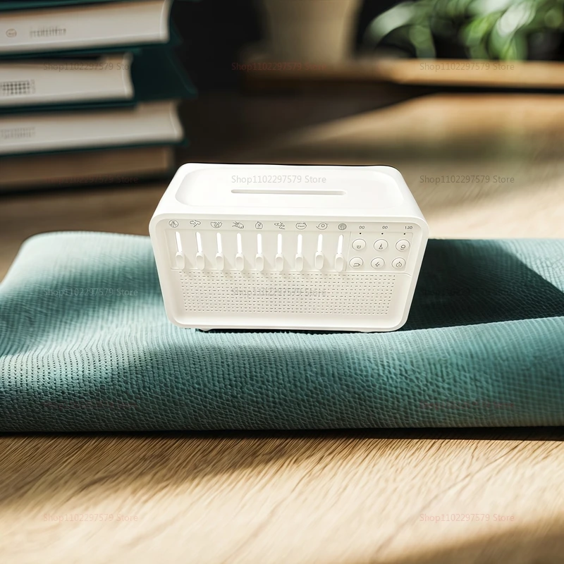 4 in 1 Bluetooth Speaker with White Noise Sleep Night Light Humidifier All-in-one Machine Free Includes 8 Nature Sounds for