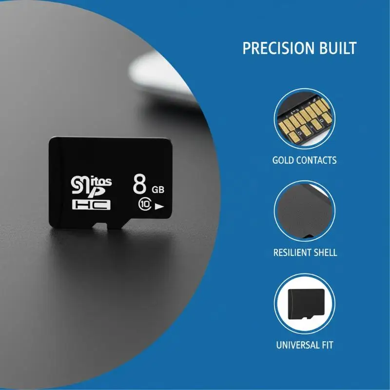 Mitos Micro  Card Multiple Capacity High Speed Transfer For Phones Cameras Dashcams Drones