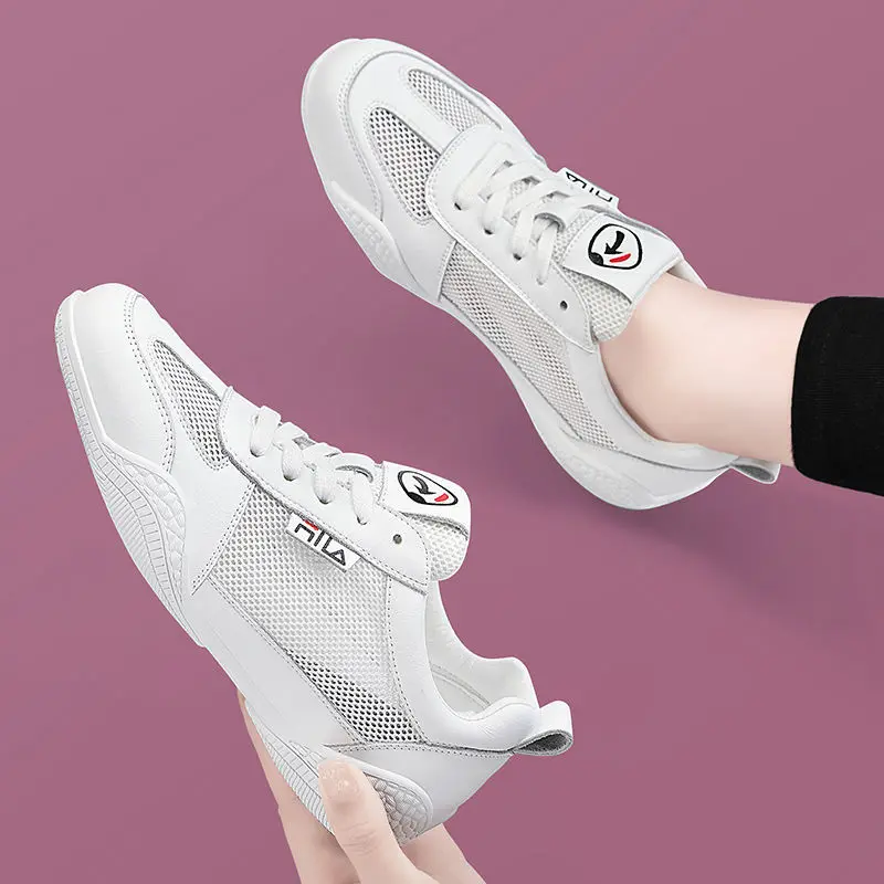 Designerskie buty sportowe dla kobiet 2024 siłownia śliczne wygodne i eleganckie płaskie białe tenisówki moda do biegania na co dzień tenis kobieta