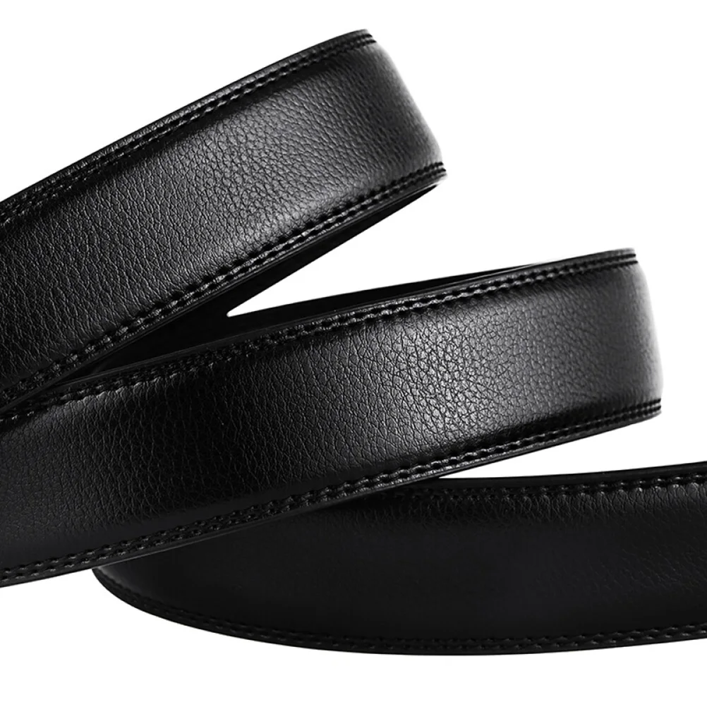 

Automatic Buckle Khaki Men Imitation Adjustable Length Casual Jeans Belt Jeans Belt Imitation For Pants