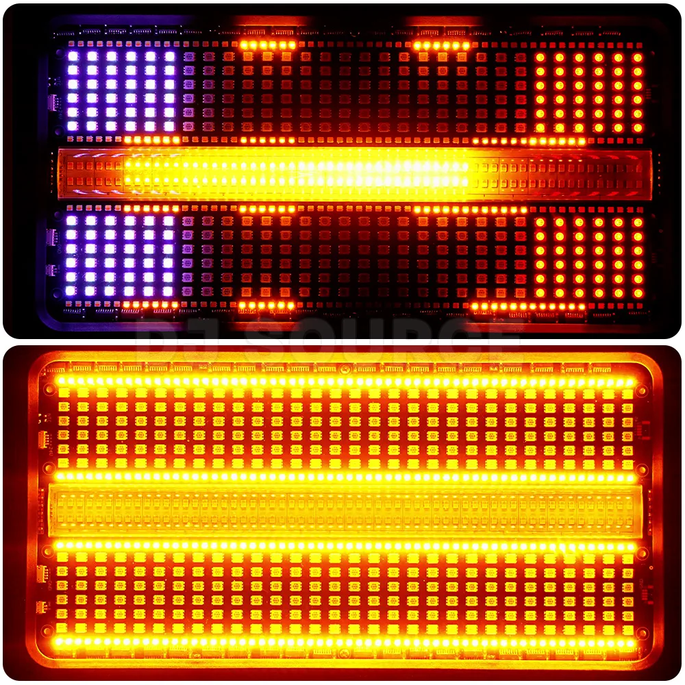 LED 400W Strobe Light RGB With Warm Cold White Flash Wash Horse Running Effect For Dj Club Dance Party Wedding Stage Disco Ligh